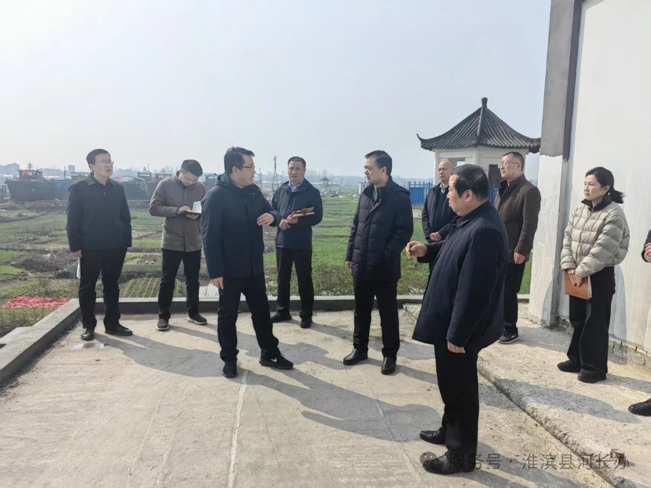淮滨县总河长朱志勇开展全域巡河督导工作